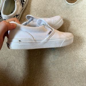 Girls White Vans